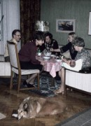 1975 Rådmansgatan, Göte, Christina, Rolf, Christina och Märta, (Philippe)