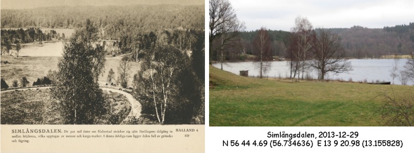 STF vykort nr 6 -Simlångsdalen
