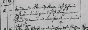 Marstrands dödbok 1792. ''Drunknade skomakare Häger, dess hustru, gesällen Dahlgren lärgossen Berg, mellan Klädesholmen och Marstrand. Man funnit intet ingen.''