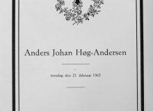 1963 Anders Johan Høg-Andersen begravningskort 1